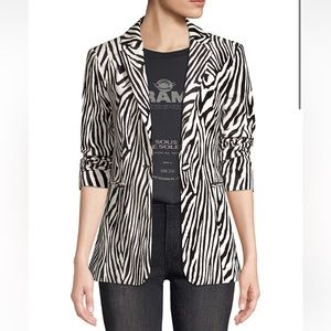 FRAME zebra blazer